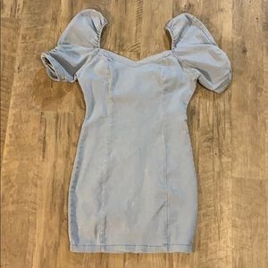 Jean mini dress